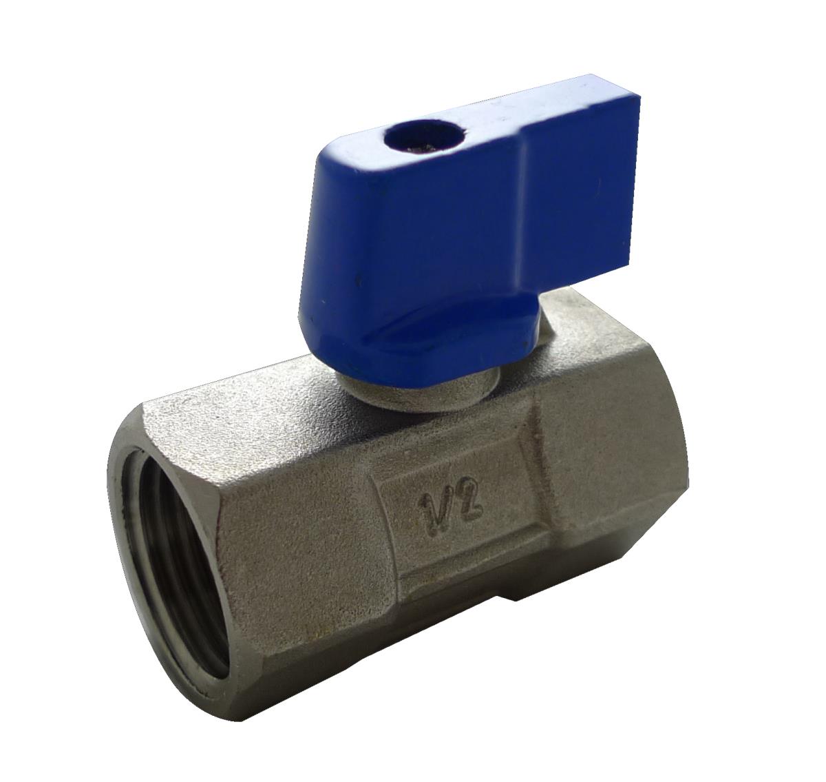 1/2" FxF MİNİ KÜRESEL VANA