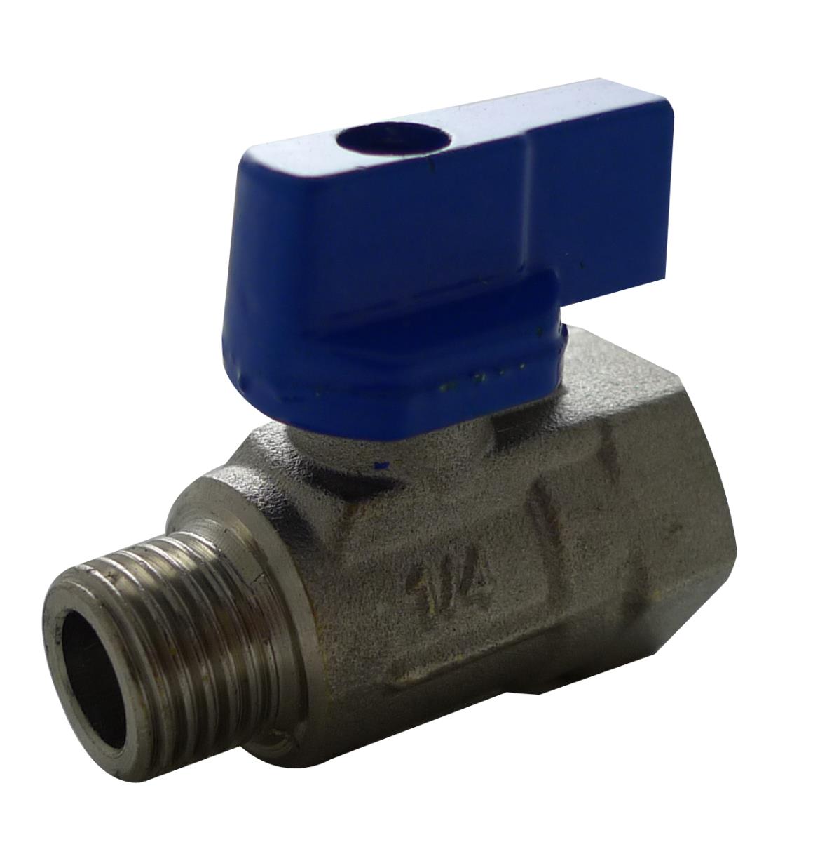 1/4" FxM MİNİ KÜRESEL VANA