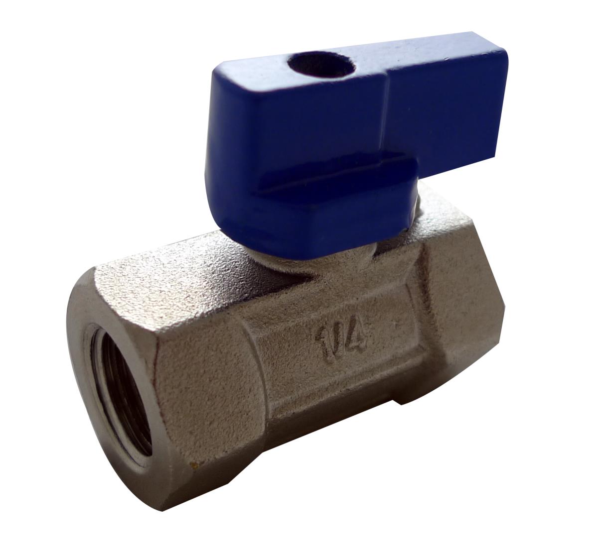 1/4" FxF MİNİ KÜRESEL VANA